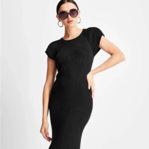 🔥Sexy Short Sleeve Chic Wedding Special Event Stretch Bodycon Midi Dress🔥